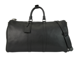 Keepall Bandouliere 50, Taiga, Black, NFC, S/LT/K/L, 3*